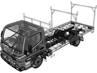 Mitsubishi Fuso Canter (2016) 3D Model preview
