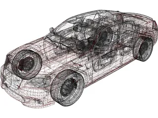 Chrysler 300C SRT8 (2011) 3D Model preview