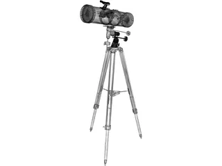 National Geographic 130/650 Telescope 3D Model preview