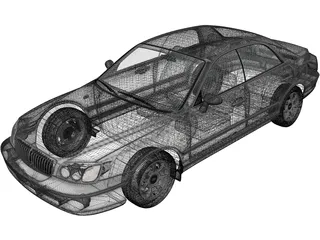 Hyundai Grandeur XG (1999) 3D Model preview
