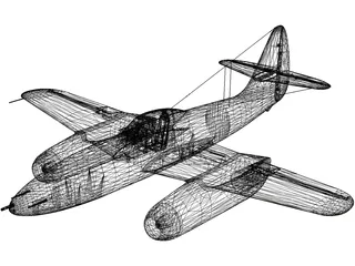 Sukhoi Su-9 Fishpot 3D Model preview