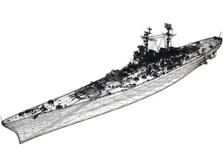 Kreml Warship 3D Model preview