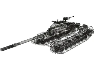 Object 268 Variant 5 3D Model preview