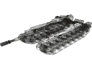 Object 777 3D Model preview