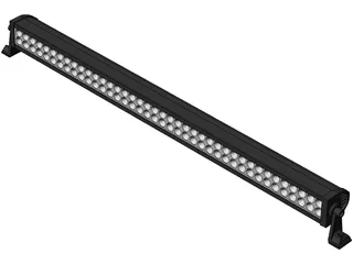 Light Bar LED 40in 3D Model preview