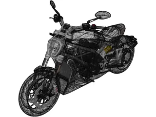 Ducati X-Diavel (2016) 3D Model preview