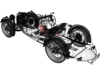 Aston Martin Ulster (1935) 3D Model preview