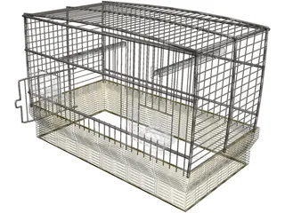 Bird Cage 3D Model preview
