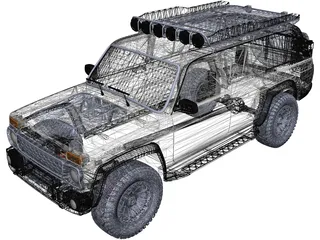 Lada Niva 2329 3D Model preview