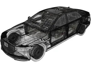 Genesis G90 (2020) 3D Model preview