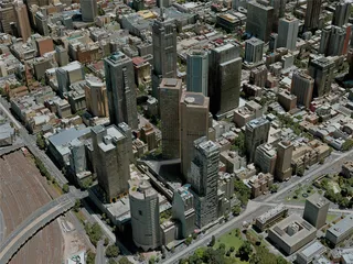 Melbourne City, Australia (2020) 3D Model preview