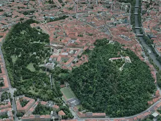 Graz City, Austria (2020) 3D Model preview