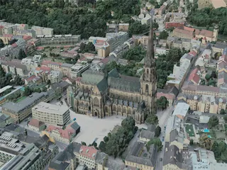 Linz City, Austria (2020) 3D Model preview