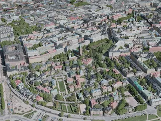 Helsinki City, Finland (2020) 3D Model preview