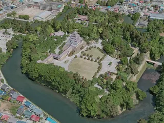 Aizuwakamatsu City, Japan (2020) 3D Model preview