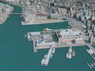 Nagasaki City, Japan (2020) 3D Model preview