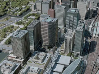 Tokyo City, Japan (2020) 3D Model preview