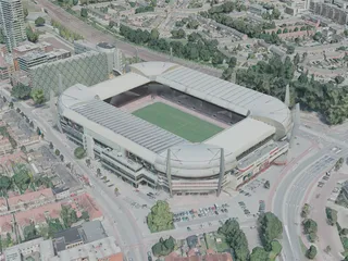 Eindhoven City, Netherlands (2020) 3D Model preview