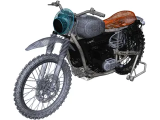 Ural Enduro 3D Model preview