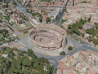 Rome City, Italy (2020) 3D Model preview
