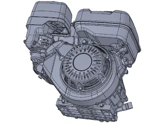 Honda GX270 Engine 3D Model preview