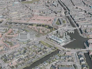 Amsterdam City, Netherlands (2020) 3D Model preview