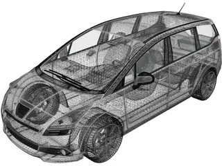 Peugeot 5008 (2010) 3D Model preview