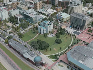 Baton Rouge City, LA, USA (2020) 3D Model preview