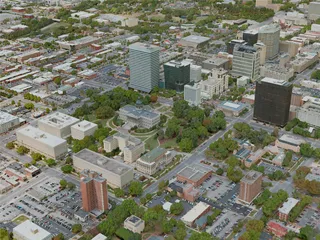 Columbia City, SC, USA (2020) 3D Model preview
