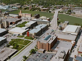 Green Bay City, USA (2020) 3D Model preview