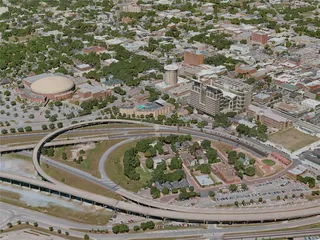 Mobile City, AL, USA (2020) 3D Model preview