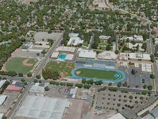 Modesto City, USA (2020) 3D Model preview