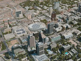 Sacramento City, USA (2020) 3D Model preview