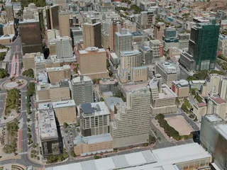 Cape Town City, South Africa (2020) 3D Model preview