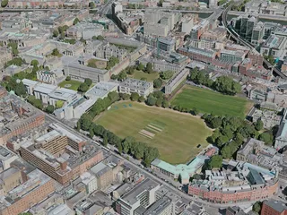 Dublin City, Ireland (2020) 3D Model preview