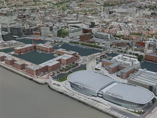 Liverpool City, UK (2020) 3D Model preview