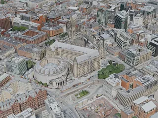 Manchester City, UK (2020) 3D Model preview
