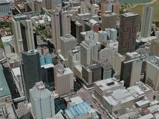 Durban City, South Africa (2020) 3D Model preview