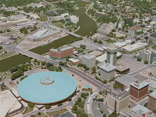 Wichita City, USA (2020) 3D Model preview