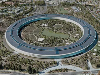 Cupertino City, USA (2020) 3D Model preview