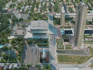 Albany City, NY, USA (2020) 3D Model preview