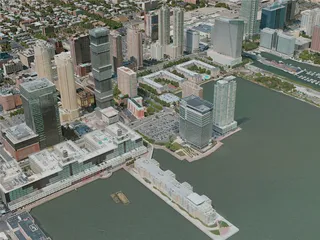 Jersey City, USA (2020) 3D Model preview