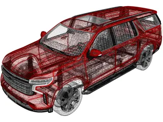 Chevrolet Suburban (2020) 3D Model preview