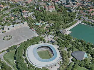 Hanover City, Germany (2020) 3D Model preview