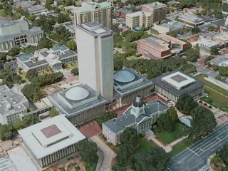 Tallahassee City, USA (2020) 3D Model preview