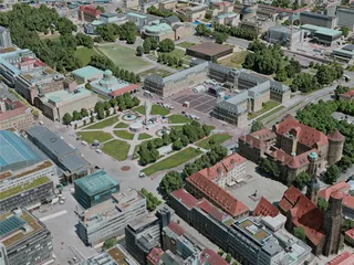 Stuttgart City, Germany (2020) 3D Model preview