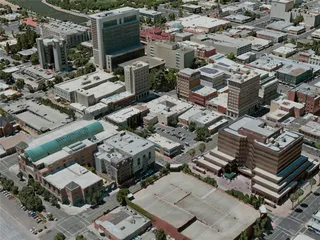 Stockton City, USA (2020) 3D Model preview
