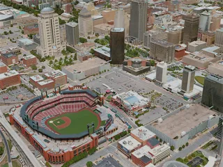St. Louis City, USA (2020) 3D Model preview