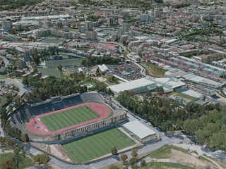 Braga City, Portugal (2020) 3D Model preview