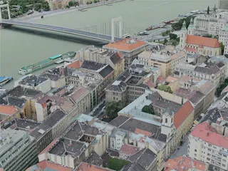 Budapest City, Hungary (2020) 3D Model preview